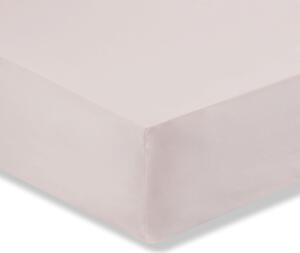 Rózsaszín egyiptomi pamut lepedő, 135 x 190 cm - Bianca