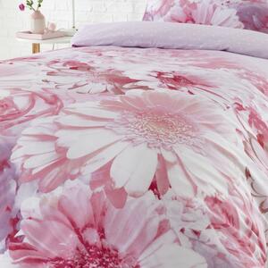 Daisy Dreams rózsaszín ágyneműhuzat, 200 x 200 cm - Catherine Lansfield