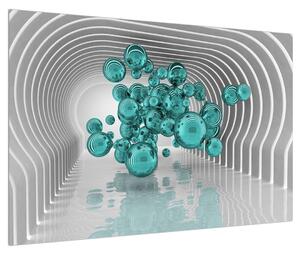 Absztrakt kép - buborékok (90x60 cm)
