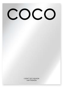 Coco Chanel falitükör, 70 x 50 cm - Little Nice Things