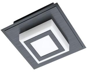 Eglo Masiano 1 fali/mennyezeti LED lámpa, 12x12 cm, fekete-opál