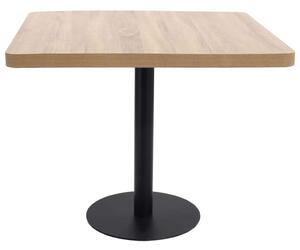 Világosbarna mdf bisztróasztal 80 x 80 cm