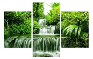 Indonéz vízesések képe (90x60 cm)