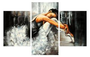 Szomorú balerina képe (90x60 cm)