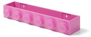 Sleek gyerek rózsaszín kisméretű fali polc - LEGO®