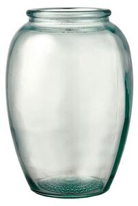 Kusintha zöld üveg váza, ø 14 cm - Bitz