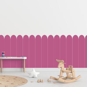 PIPPER. Textil öntapadó tapéta - Boltív - Candy rózsaszín színű Méret: 100cm, Szín: Sötét