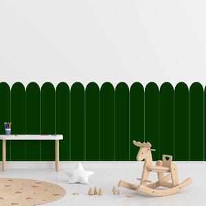 PIPPER. Textil öntapadó tapéta - Boltív - Palack zöld színű Méret: 100cm, Szín: Sötét
