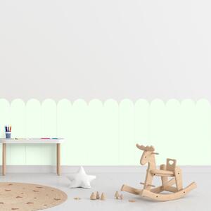 PIPPER. Textil öntapadó tapéta - Boltív - Menta színű Méret: 80cm, Szín: Sápadt