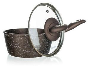 Banquet mély serpenyő tapadásmentes felülettel Premium Dark Brown 16 cm