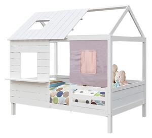 Montessori ágy, fehér, 90x200, BIBIANA