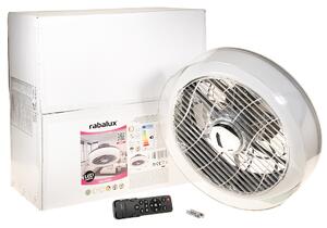 Rábalux 6857 Dalfon ventilátoros mennyezeti LED lámpa távirányítóval 30W 3000-6000K 1500lm 39,5cm