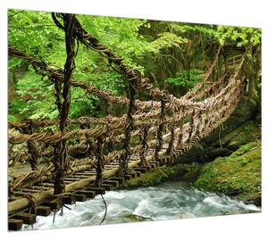 Gylogos híd a hegyi patak felett (70x50 cm)