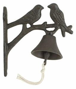 Öntӧttvas csengő Madarak, 18,5 cm