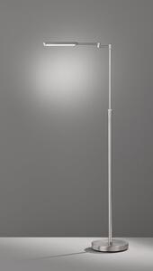 Ezüstszínű LED állólámpa fém búrával (magasság 130 cm) Nami – Fischer & Honsel