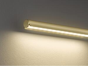 Aranyszínű LED állólámpa fém búrával (magasság 130 cm) Nami – Fischer & Honsel