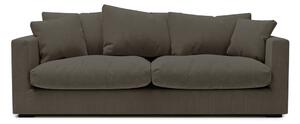 Sötétszürke kordbársony kanapé 220 cm Comfy – Scandic