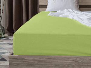 Jersey lepedő pisztácia 90 x 200 cm