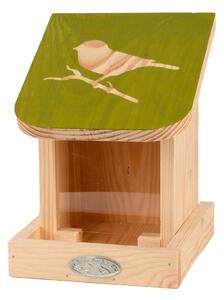 Diapozitiv madáretető tömör borovi fenyőből, hosszúság 17 cm - Esschert Design
