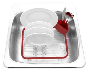 Sinkin Dish edényszárító piros
