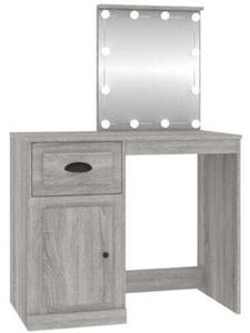 VidaXL Sminkasztal LED-del - 90x50x132,5 cm
