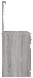VidaXL Sminkasztal LED-del - 90x50x132,5 cm