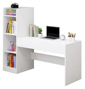 Polcos íróasztal fehér 86x34x120 cm OT-611-1