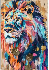 Kép oroszlán festmény utánzata