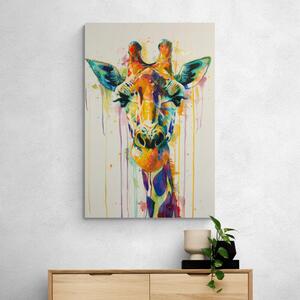 Kép zsiráf festmény utánzata