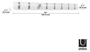 Flip 8 fali fogas kihajtható akasztókkal fehér