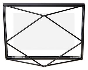 Prisma 10x15 cm-es fényképhez való asztali és fali képkeret fekete