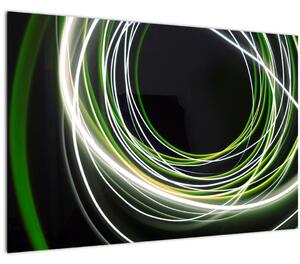 Kép zöld vonalak (90x60 cm)