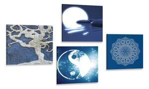Képszett Feng Shui kék változatban