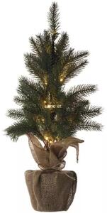 Havas LED karácsonyfa, melegfehér, 52cm, elem nélkül, időzítővel