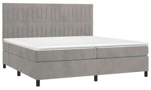 Bársony Ágy LED-del - 200x200 cm
