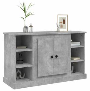 Modern Tálalószekrény - Betonszürke - 100x35,5x60 cm