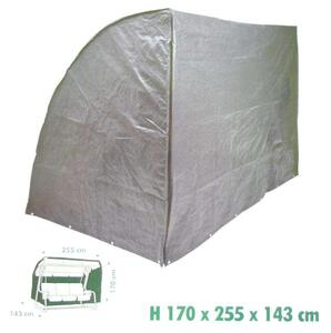 KERTI Bútor takróponyva, hintaágy 1,7x2,55x1,43 méteres Uv stabil ponyva - NATURE 6030608 -