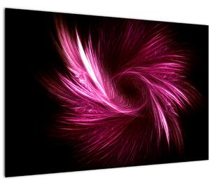 Kép - rózsaszín absztrakció (90x60 cm)
