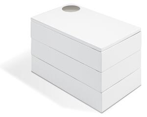 Spindle ékszertartó doboz fehér