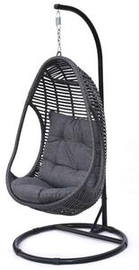 ROJAPLAST CALI Függőszék - Polyrattan - Antracit