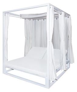 Fehér kerti kanapé Luana – LDK Garden