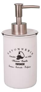 Fehér agyagkerámia szappanadagoló 400 ml Savonnerie – Antic Line
