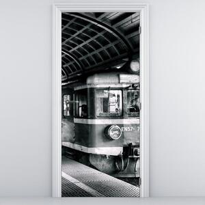Fotótapéta ajtóra - vonat (95x205cm)