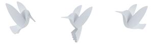 Hummingbird fali dekoráció 9 db szett fehér