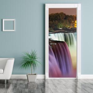 Fotótapéta ajtóra - csodálatos vízesés (95x205cm)