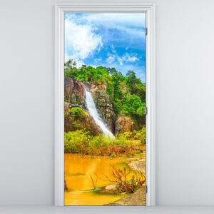 Fotótapéta ajtóra - Pongour- vízesés, Vietnam (95x205cm)