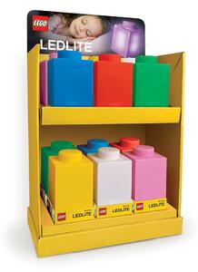 Classic Brick rózsaszín szilikon világító éjjeli lámpa - LEGO®