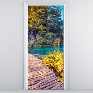 Fotótapéta ajtóra - Plitvicei tavak (95x205cm)