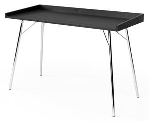 Rayburn íróasztal tölgyfa dekoros asztallappal 52x115 cm - Woodman