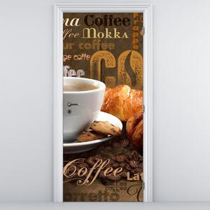 Fotótapéta ajtóra - Kávés csésze (95x205cm)